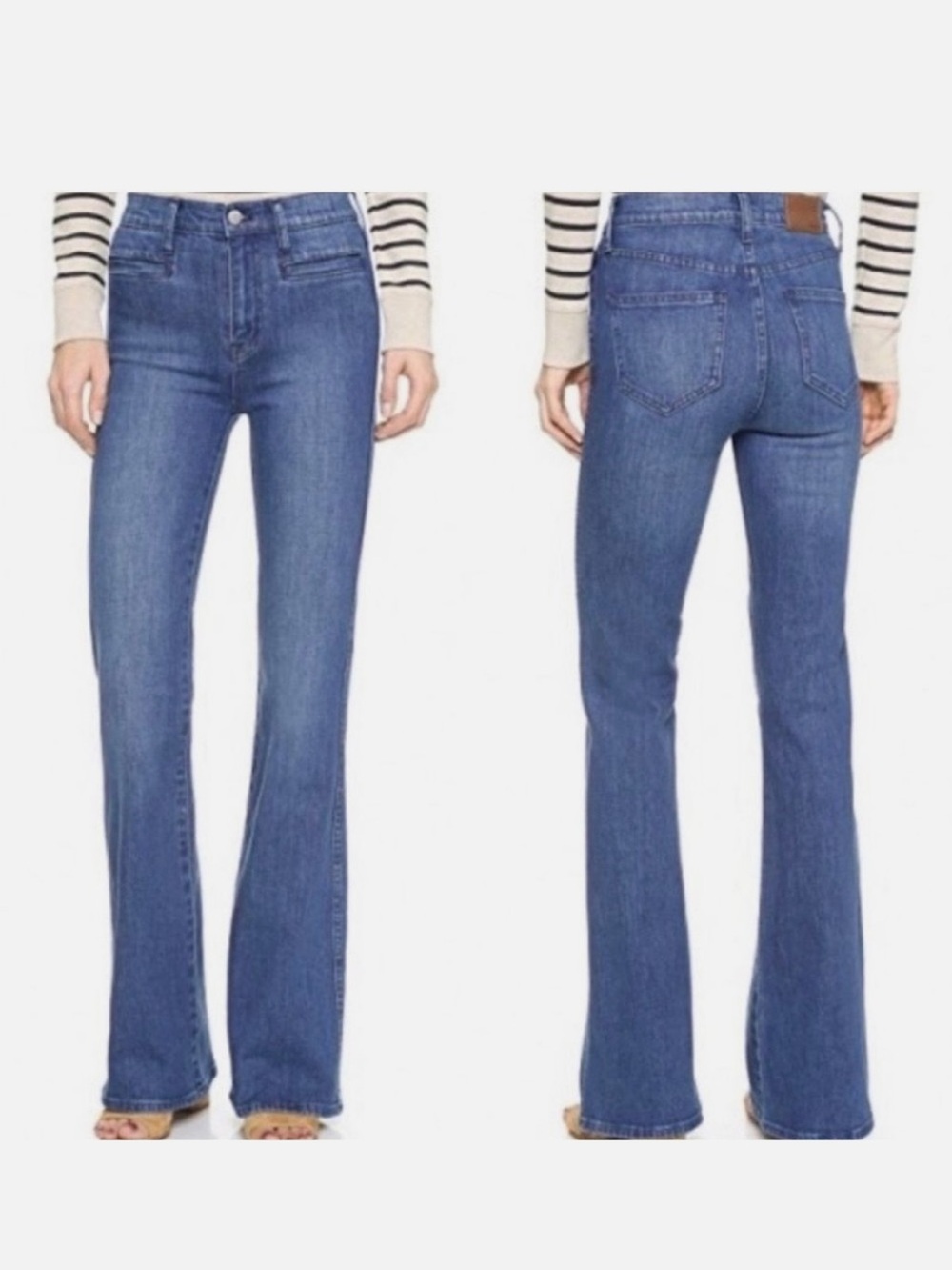 👖 Vintage Madewell Flea Market Flare True Indigo Denim Jeans